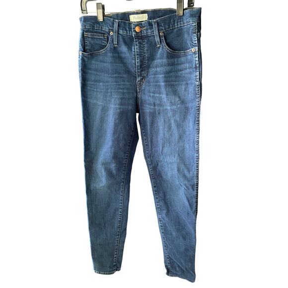 Madewell 10" High-Rise Skinny Jeans in Hayes Wash - Picture 1 of 13